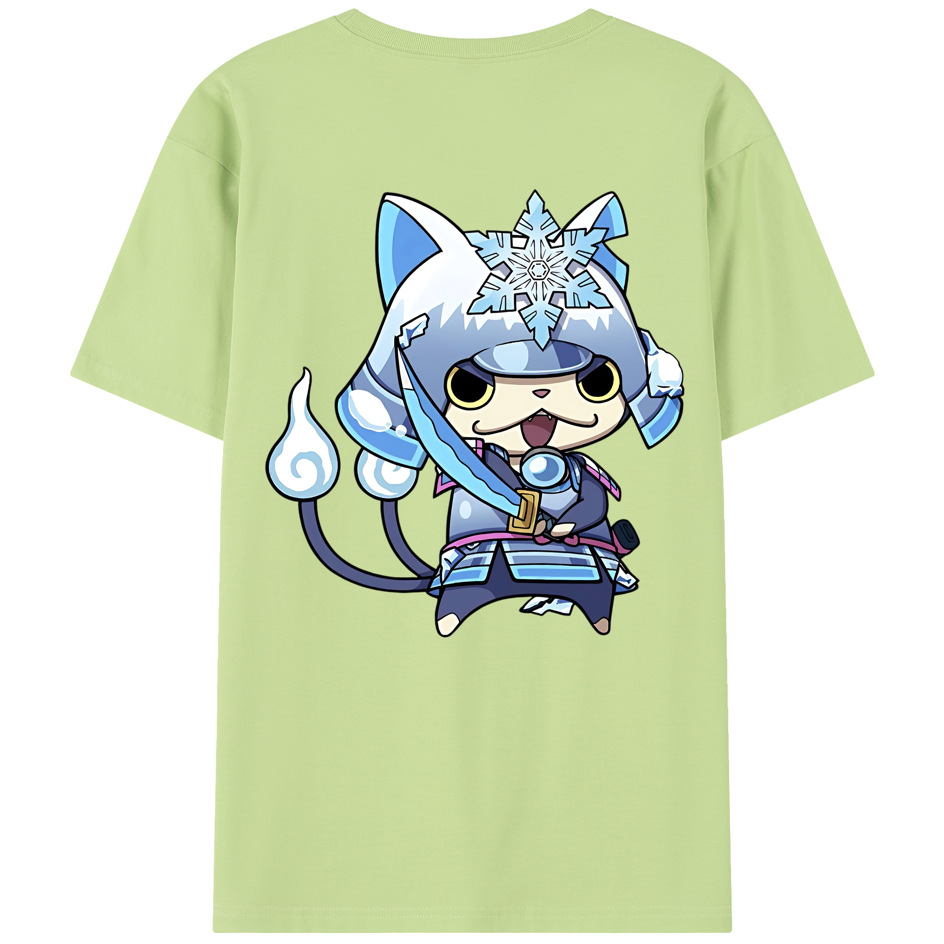 （画像用） 妖怪ウォッチ Yo-kai Watch 綿100％半袖Tシャツ（背面プリント）